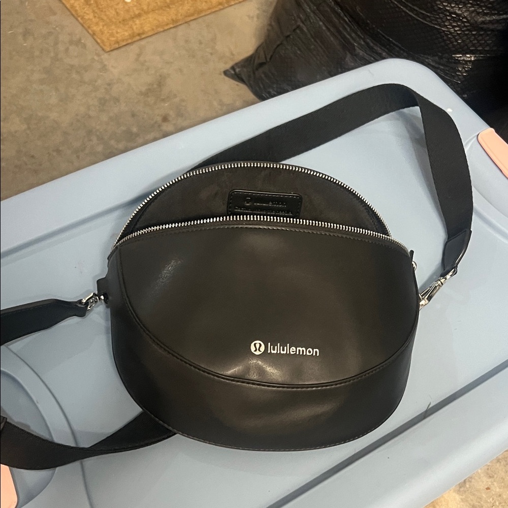 lululemon athletica Sleek Black Crossbody Bag
